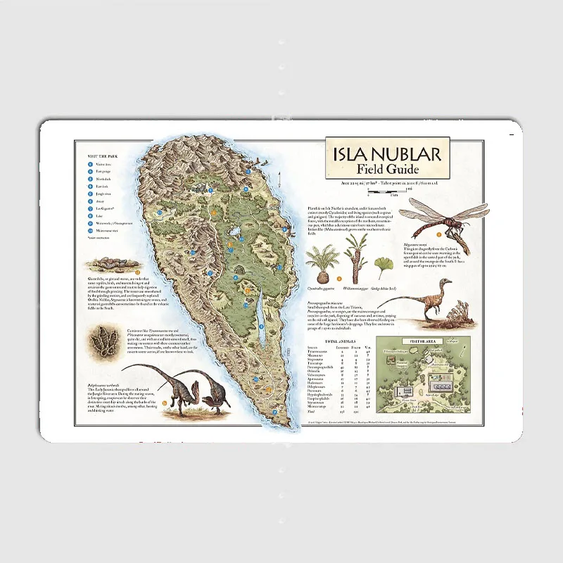 دليل حقل Isla Nublar - خريطة ا - مراجعة Home Cinema Guide وسعره