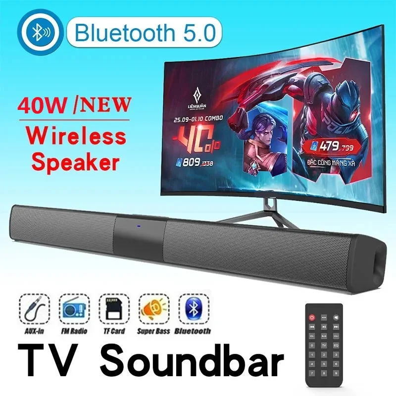 مكبر صوت بلوتوث 5.3 بقوة 40 وا - مراجعة Home Cinema Rack وسعره