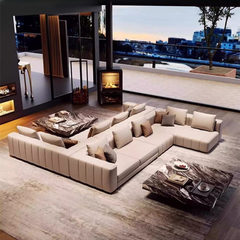 أرائك جلدية أصلية إيطالية بسيط - مراجعة Home Cinema Room Accessories وسعره