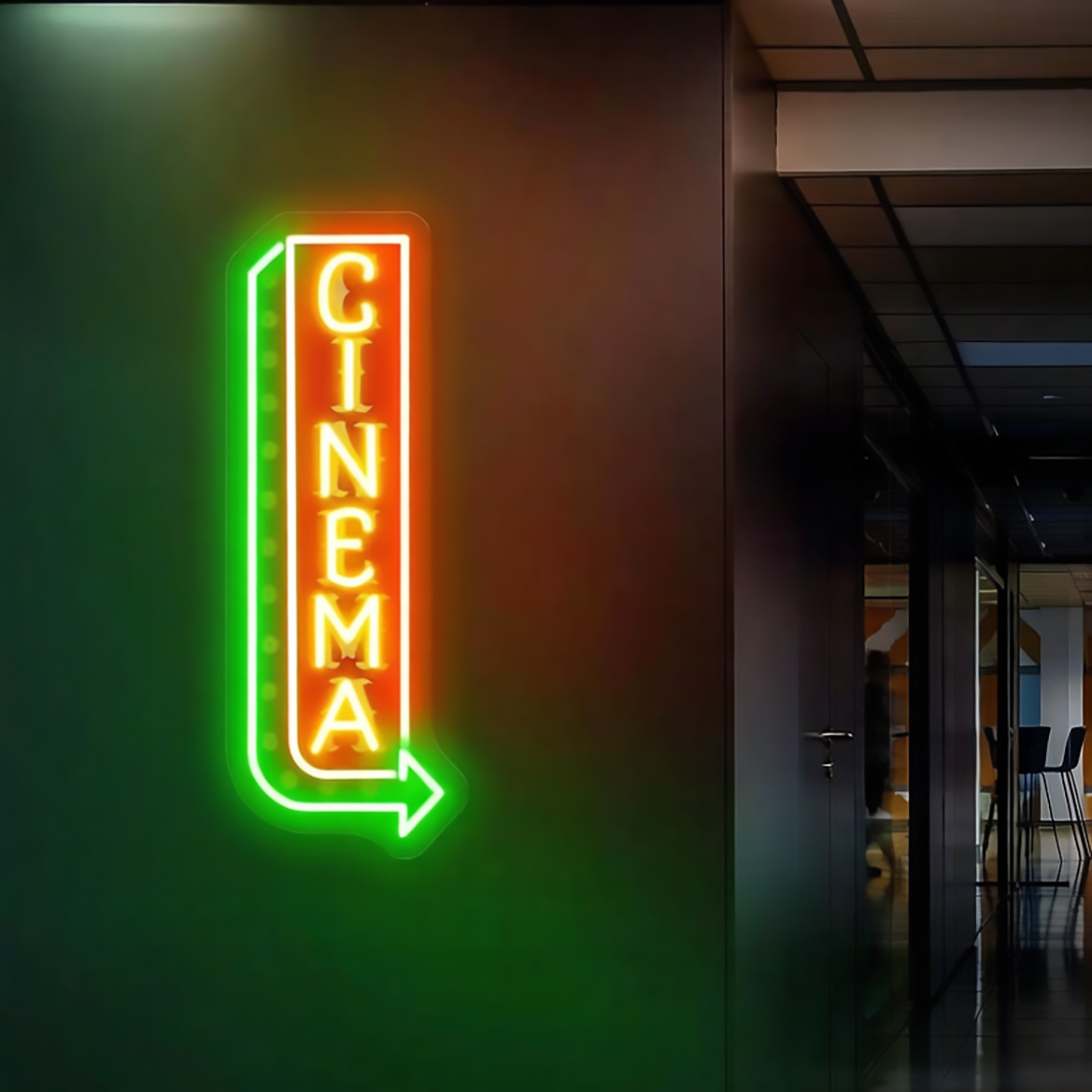 لافتة نيون سينمائية، لافتة نيو - مراجعة Home Cinema Food وسعره
