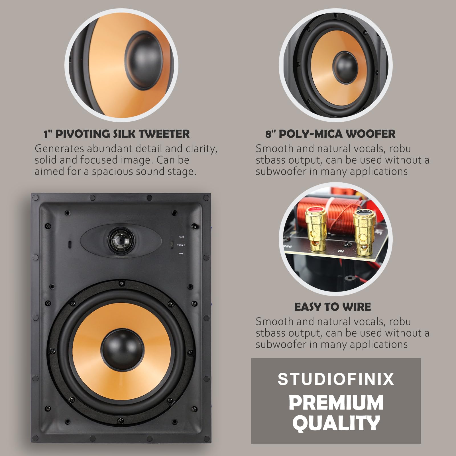 سماعات ستوديو فينيكس 8 بوصة ثن - مراجعة Home Cinema Rack وسعره