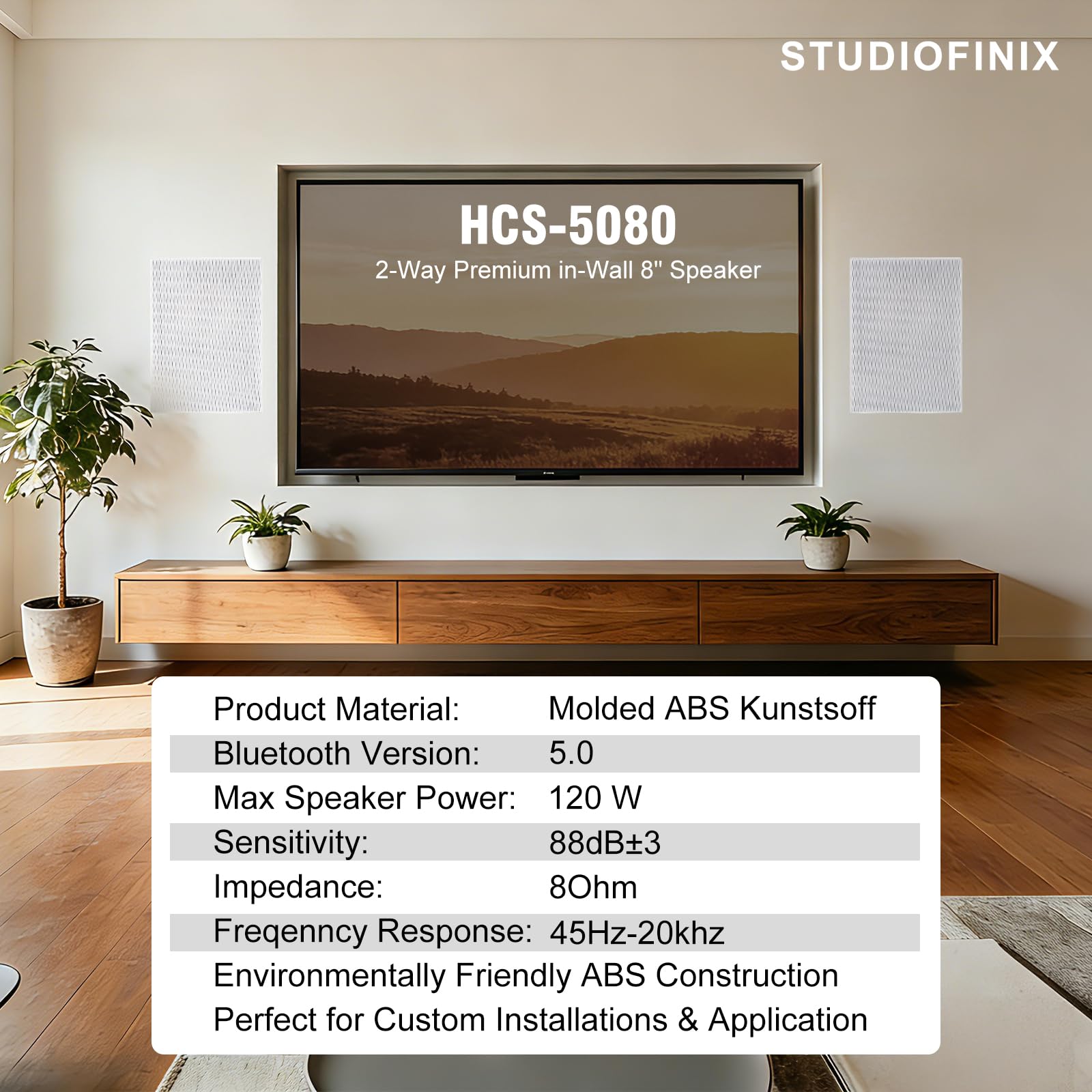 سماعات ستوديو فينيكس 8 بوصة ثن - مراجعة Home Cinema Rack وسعره